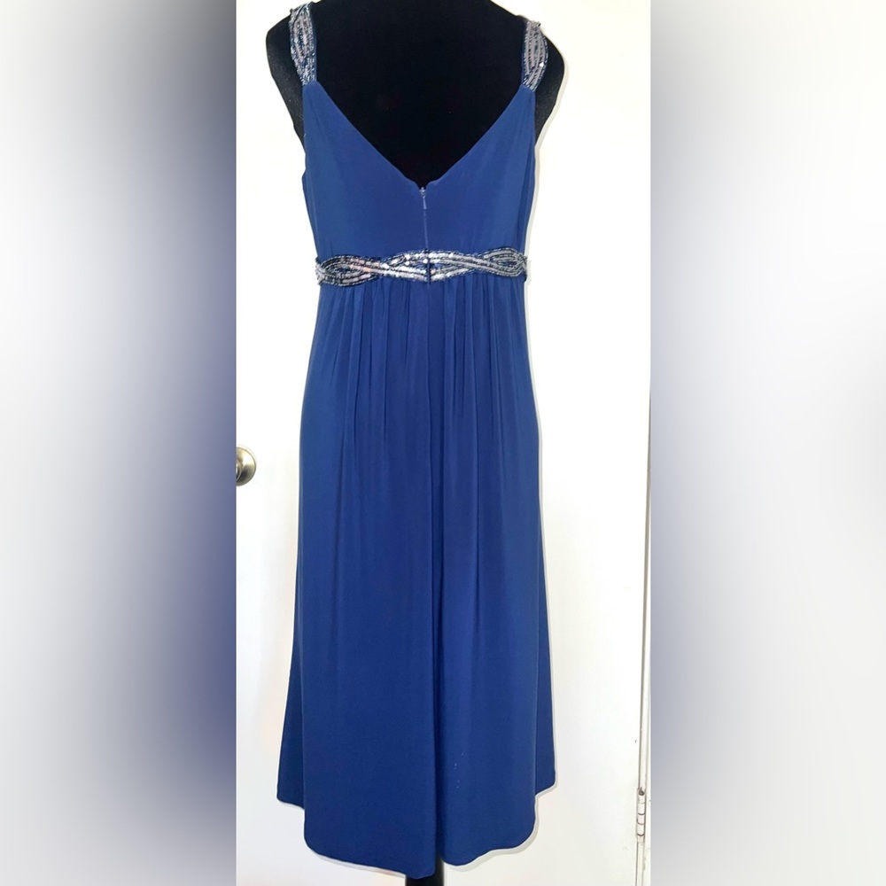 JONES NEW YORK Caviar Dreams Blue Dress, Size 10.